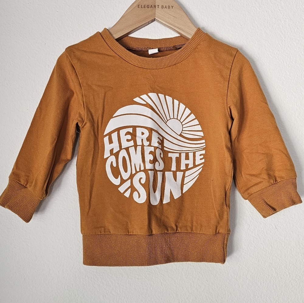 Orange Kids Sweat Shirt